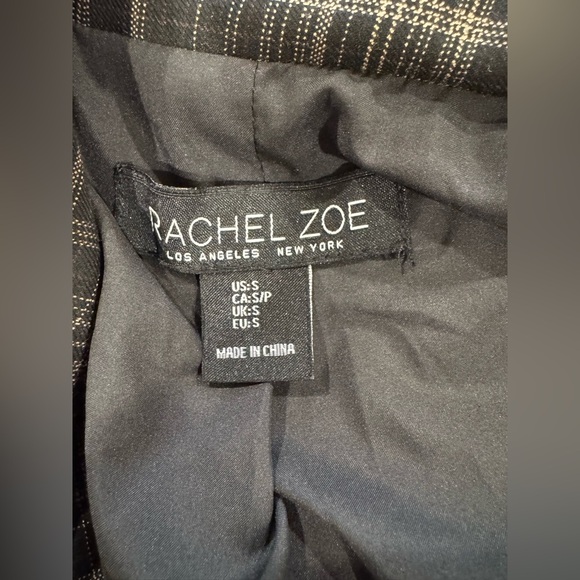 Rachel Zoe Plaid Blazer. Size Small - Picture 4 of 5
